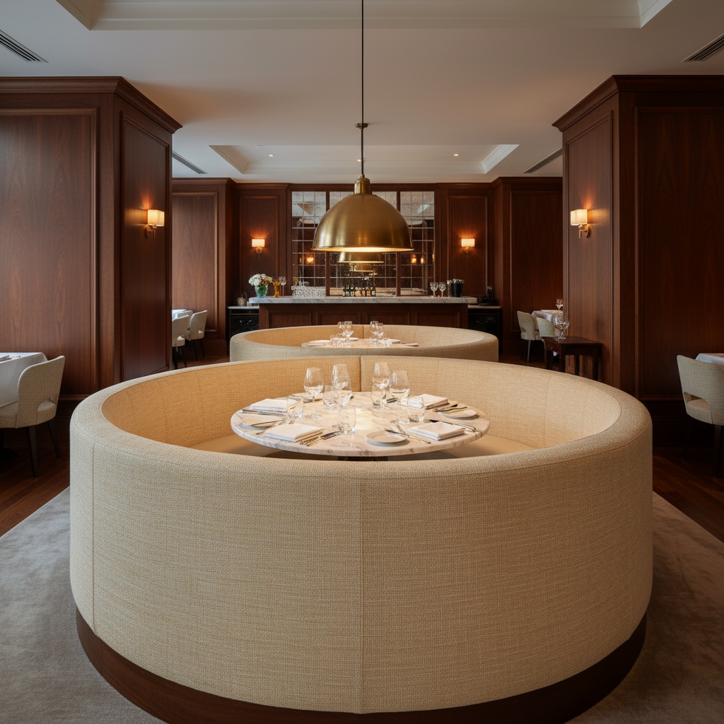 Morant - Canvas Upholstered Banquette | Architectural Fabrics