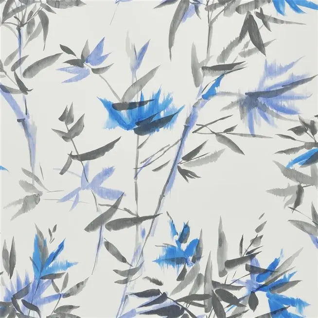 Bamboo Cobalt Wallpaper | Designers Guild Europe