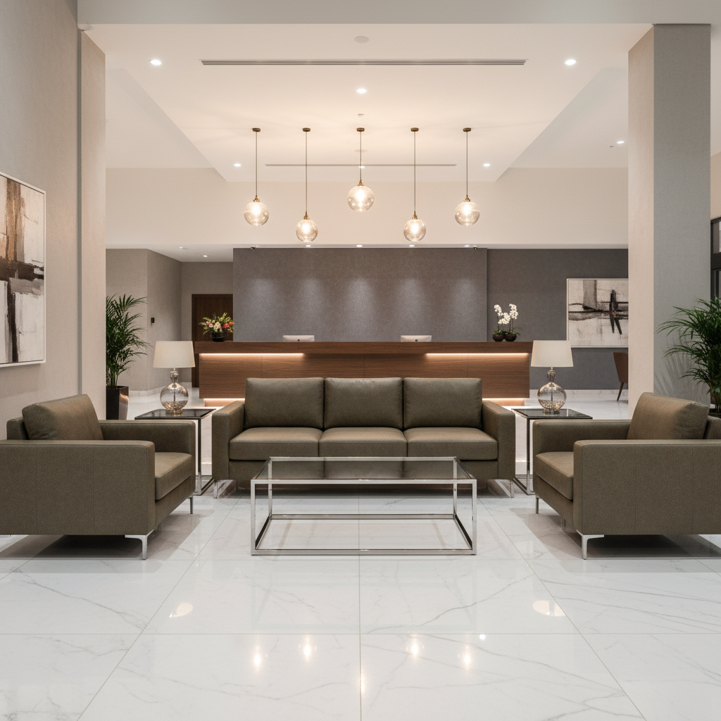 Smooth Pebble Grain Dark Taupe Upholstered Sofa | Architectural Fabrics