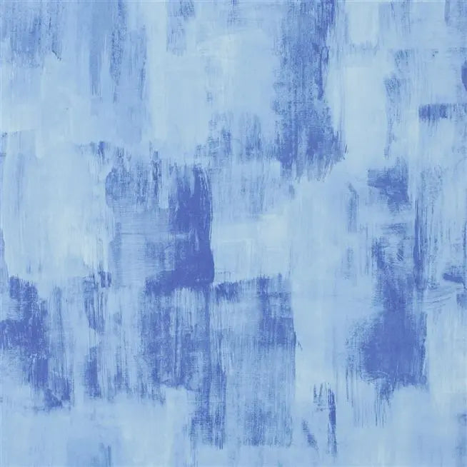 Marmorino Stucko Cobalt Wallpaper | Designers Guild Europe