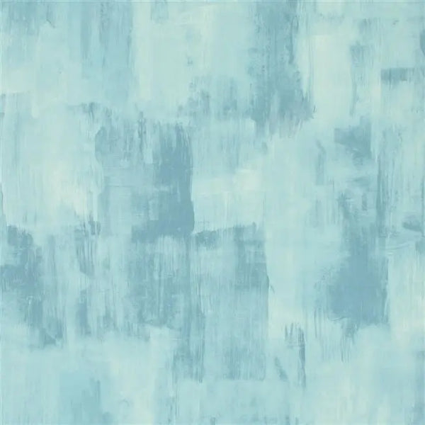 Marmorino Stucko Teal Wallpaper | Designers Guild Europe