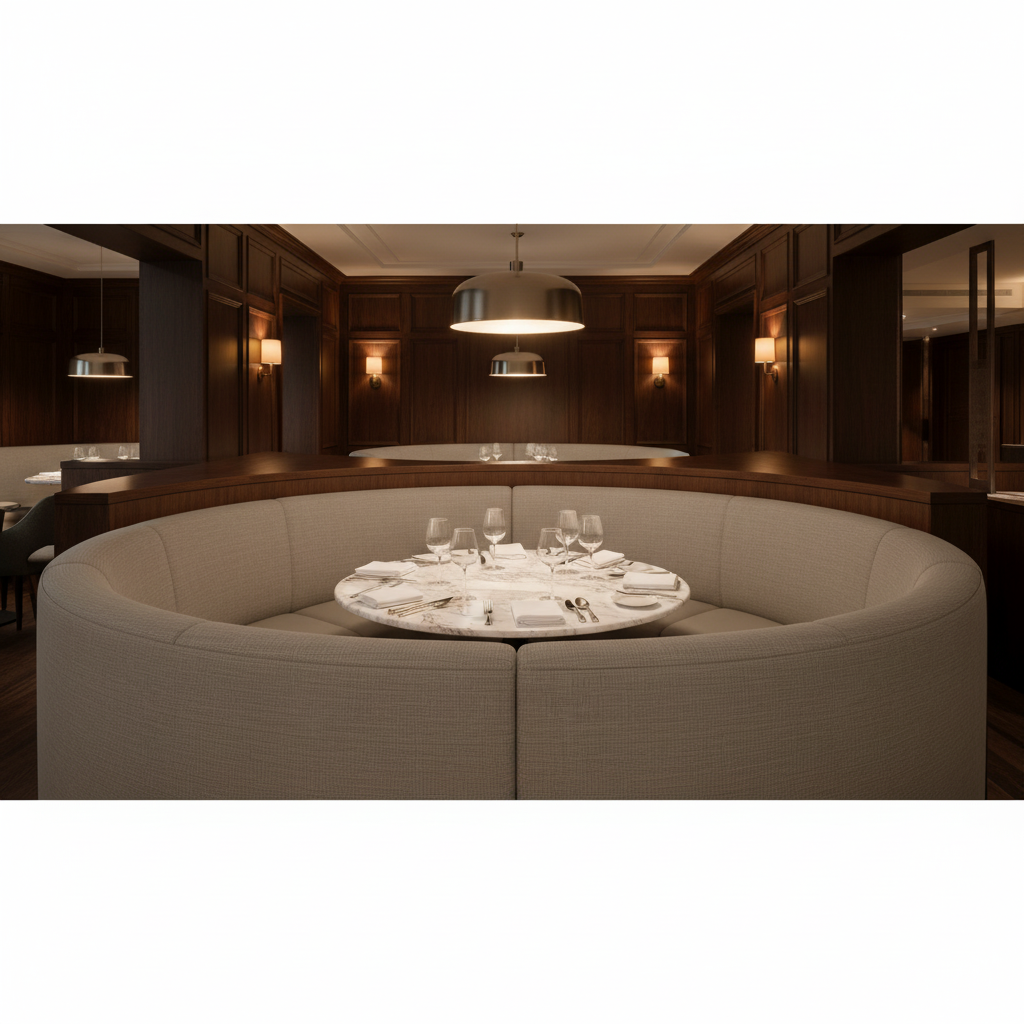 Turneffe - Trail Upholstered Banquette | Architectural Fabrics