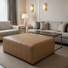 Puerto Plata - Husk Upholstered Ottoman | Architectural Fabrics