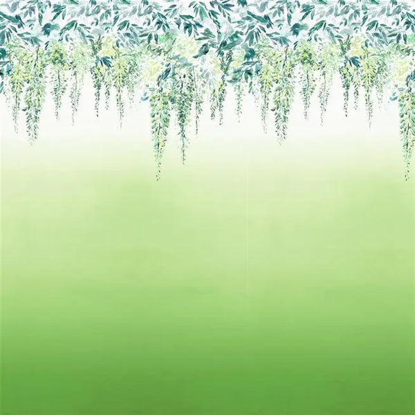Summer Palace Panel (4m) Grass Wallpaper | Designers Guild Europe