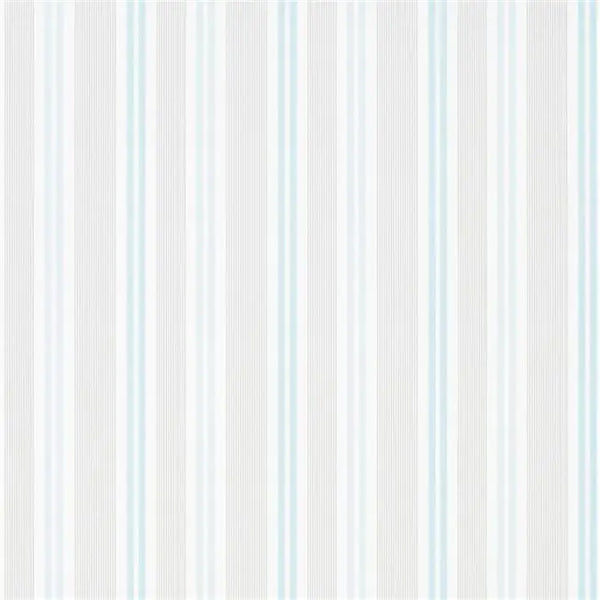 Cord Stripe 06 Sky Wallpaper | Designers Guild Europe