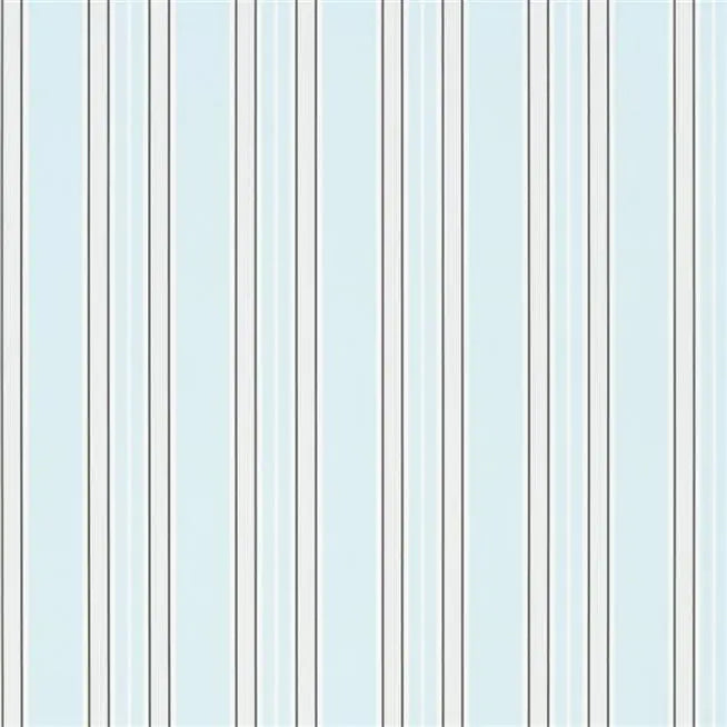 Pinstripe 05 Lapis Wallpaper | Designers Guild Europe