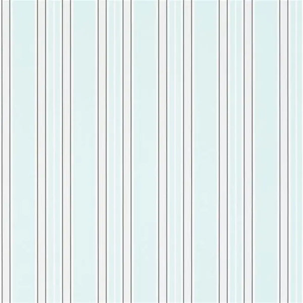 Pinstripe 06 Aqua Wallpaper | Designers Guild Europe