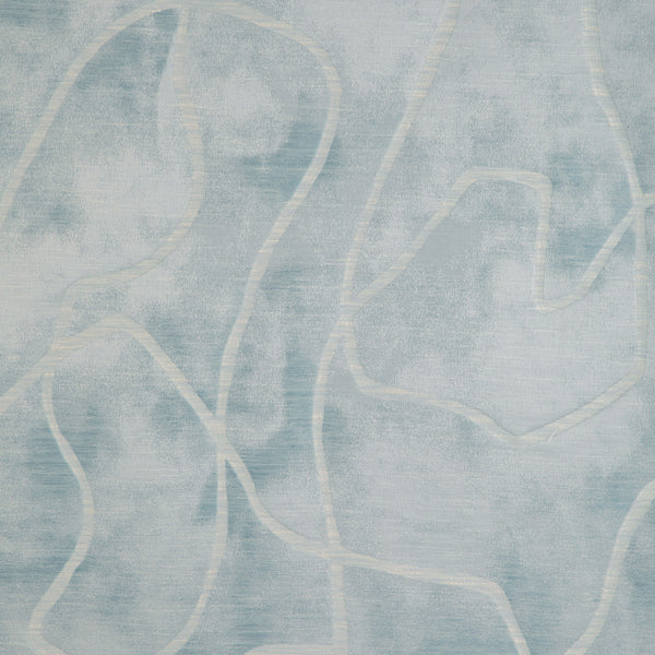Poetic Motion, Light Blue Wallcoverings | Kravet