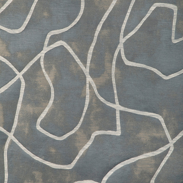 Poetic Motion, Steel Blue Wallcoverings | Kravet