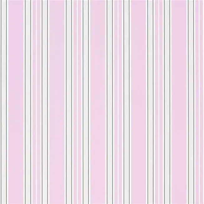 Pinstripe 08 Peony Wallpaper | Designers Guild Europe