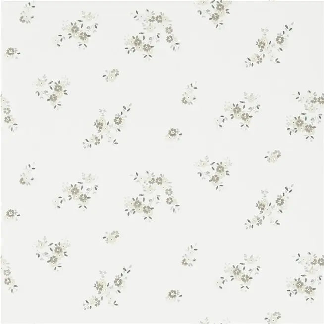 Gentian Small Scale 01 Ecru Wallpaper | Designers Guild Europe