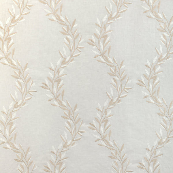 Leaf Frame, Off-White Wallcoverings | Kravet