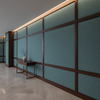 Woven Textile Texture Ocean Teal Upholstered Wall Panel | Architectural Fabrics