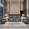 Smooth Pebble Grain Dusty Teal Upholstered Sofa | Architectural Fabrics