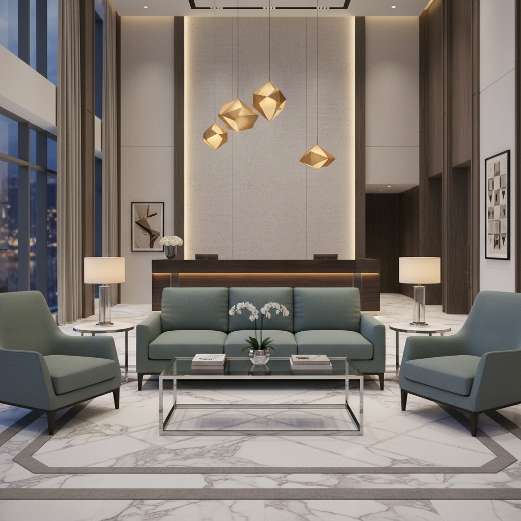 Smooth Pebble Grain Dusty Teal Upholstered Sofa | Architectural Fabrics