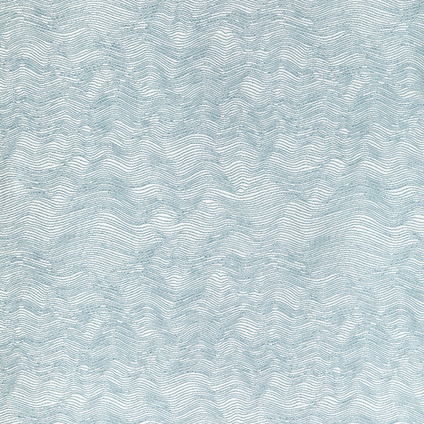 Watery Motion, White Wallcoverings | Kravet