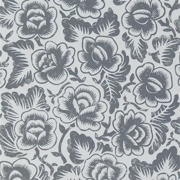Rosario Floral 04 Graphite | Designers Guild Europe