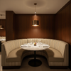Vista Point - Flax Upholstered Banquette | Architectural Fabrics