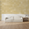 Nantucket Grasscloth Ochre Gold Wallcovering | Phillipe Romano room setting
