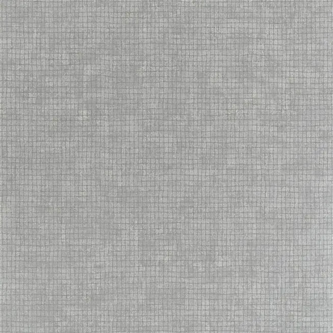 Tesserae Geometric 05 Silver Wallpaper | Designers Guild Europe
