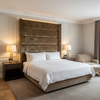 Crushed Velvet Texture Bronze Umber Upholstered Headboard | Architectural Fabrics