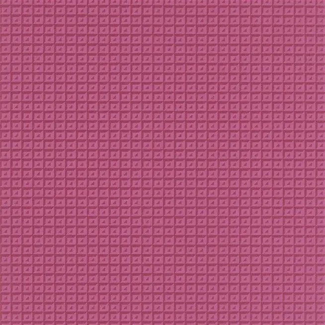Gautrait Diamond 09 Fuchsia Wallpaper | Designers Guild Europe