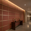 Algiers - Russet Leather Performance Vinyl Upholstered Wall Panel | Architectural Fabrics