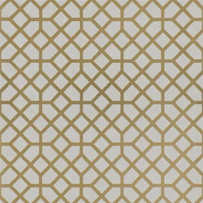 Pisani Geometric 02 Copper Wallpaper | Designers Guild Europe