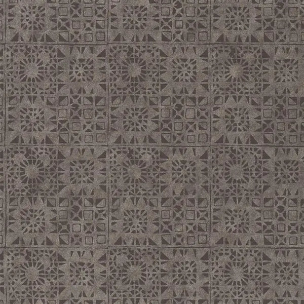 Melusine Block Printed 05 Cocoa Wallpaper | Designers Guild Europe