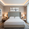 Stingray City - Patina Upholstered Headboard | Architectural Fabrics