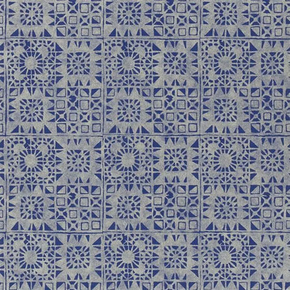 Melusine Block Printed 09 Cobalt | Designers Guild Europe