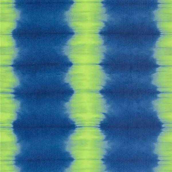 Savine Embossed Moire 06 Lime Wallpaper | Designers Guild Europe