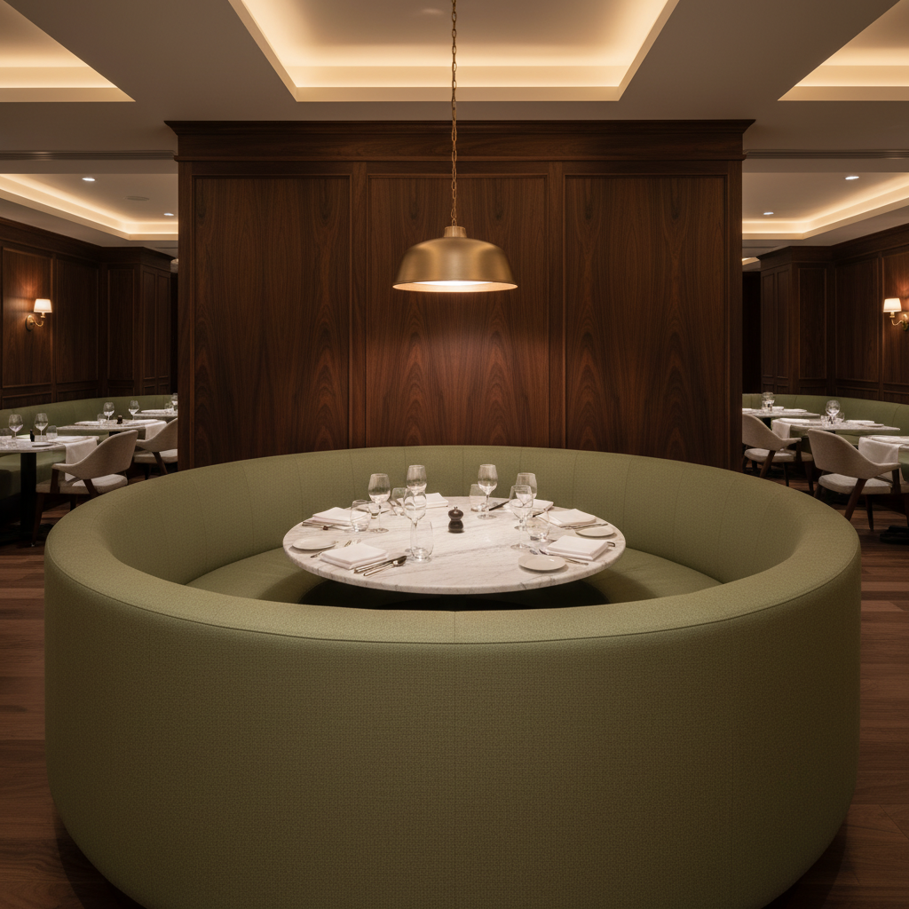 Nassau - Sprout Upholstered Banquette | Architectural Fabrics