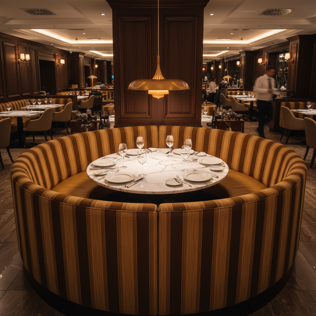 Stanley Cumin Upholstered Banquette | Architectural Fabrics