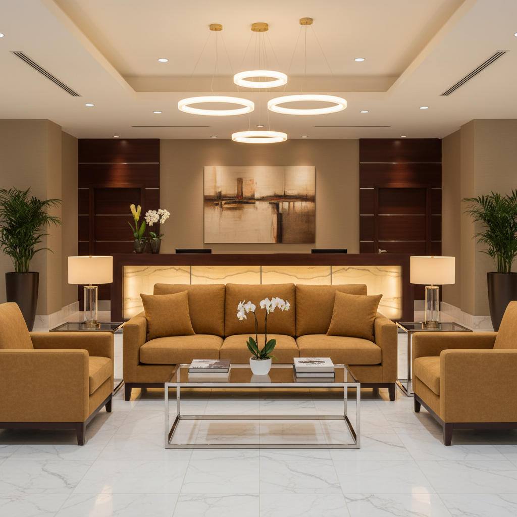 Maho Bay - Squash Upholstered Sofa | Architectural Fabrics