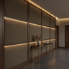 Storm Bay - Slate Upholstered Wall Panel | Architectural Fabrics