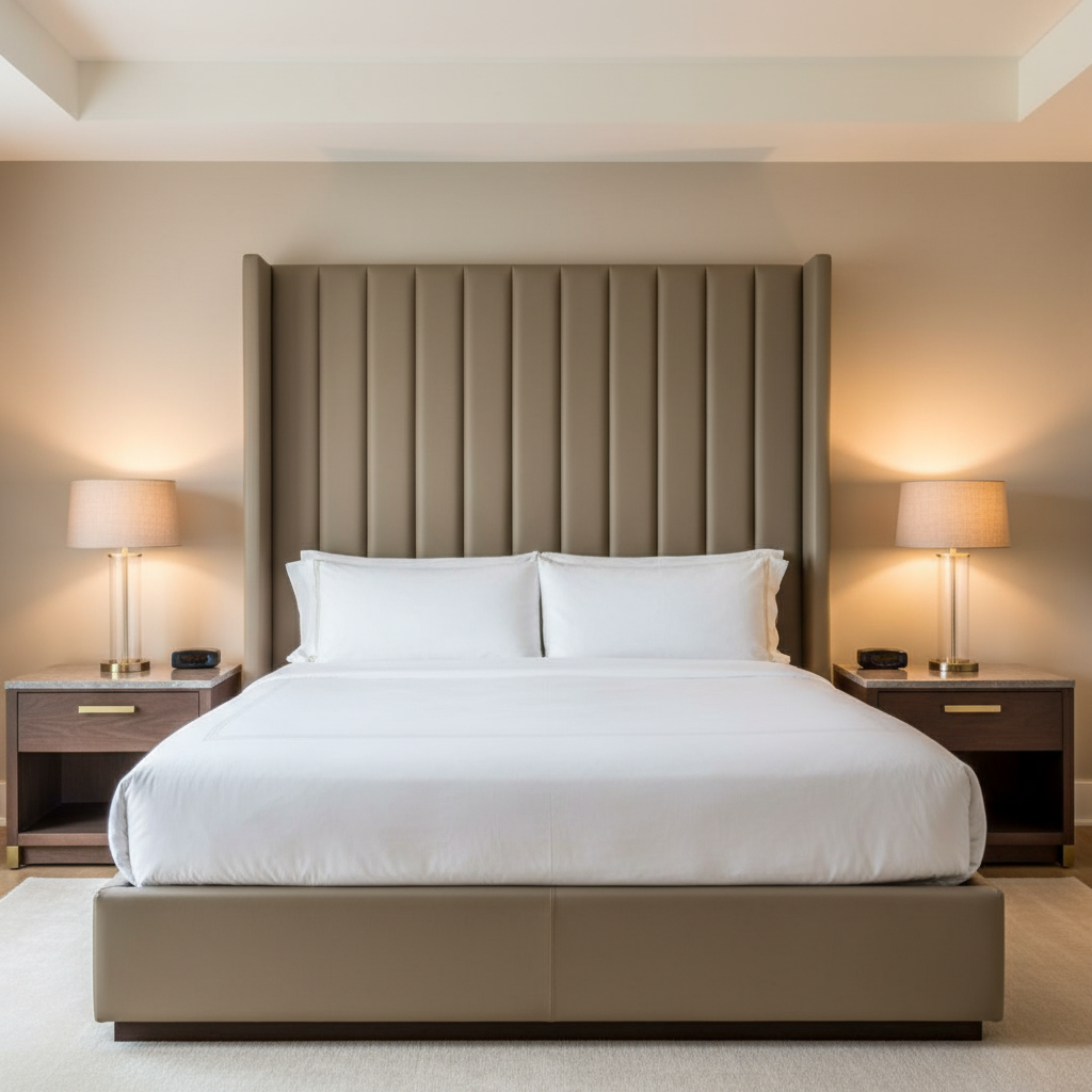 Maya Riviera - Trail Upholstered Headboard | Architectural Fabrics