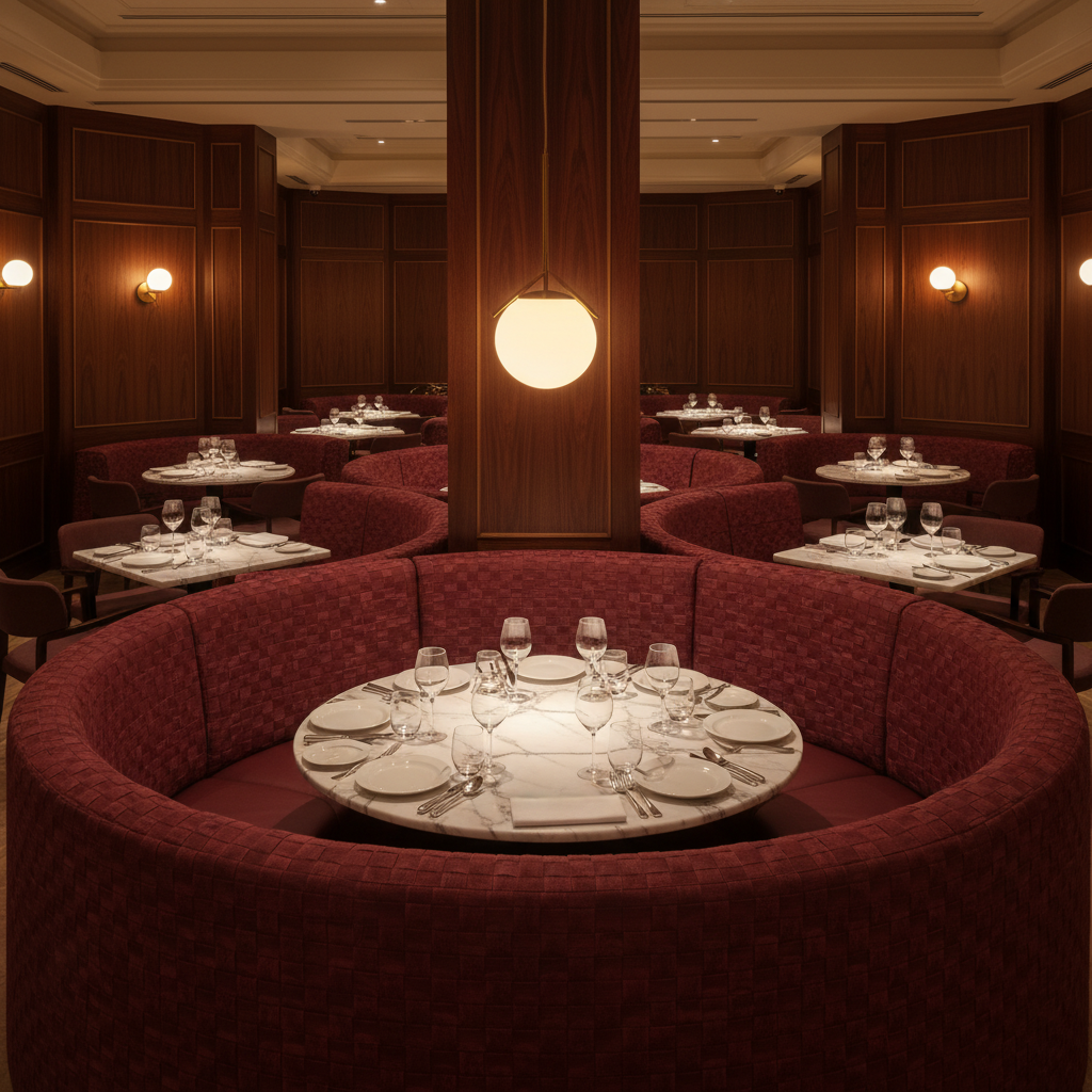 Berretta - Berretta Performance Vinyl Upholstered Banquette | Architectural Fabrics