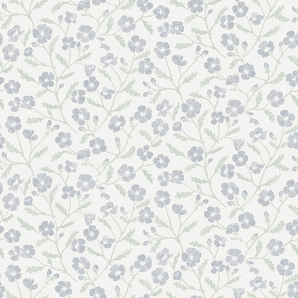 Mira, Slate Wallcoverings | Schumacher