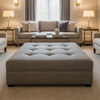 Alter - Alter Silicone Hybrid Upholstered Ottoman | Architectural Fabrics