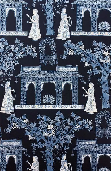 Pavilion Garden 01  Wallpaper | Nina Campbell Europe