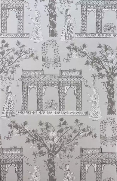 Pavilion Garden 02  Wallpaper | Nina Campbell Europe