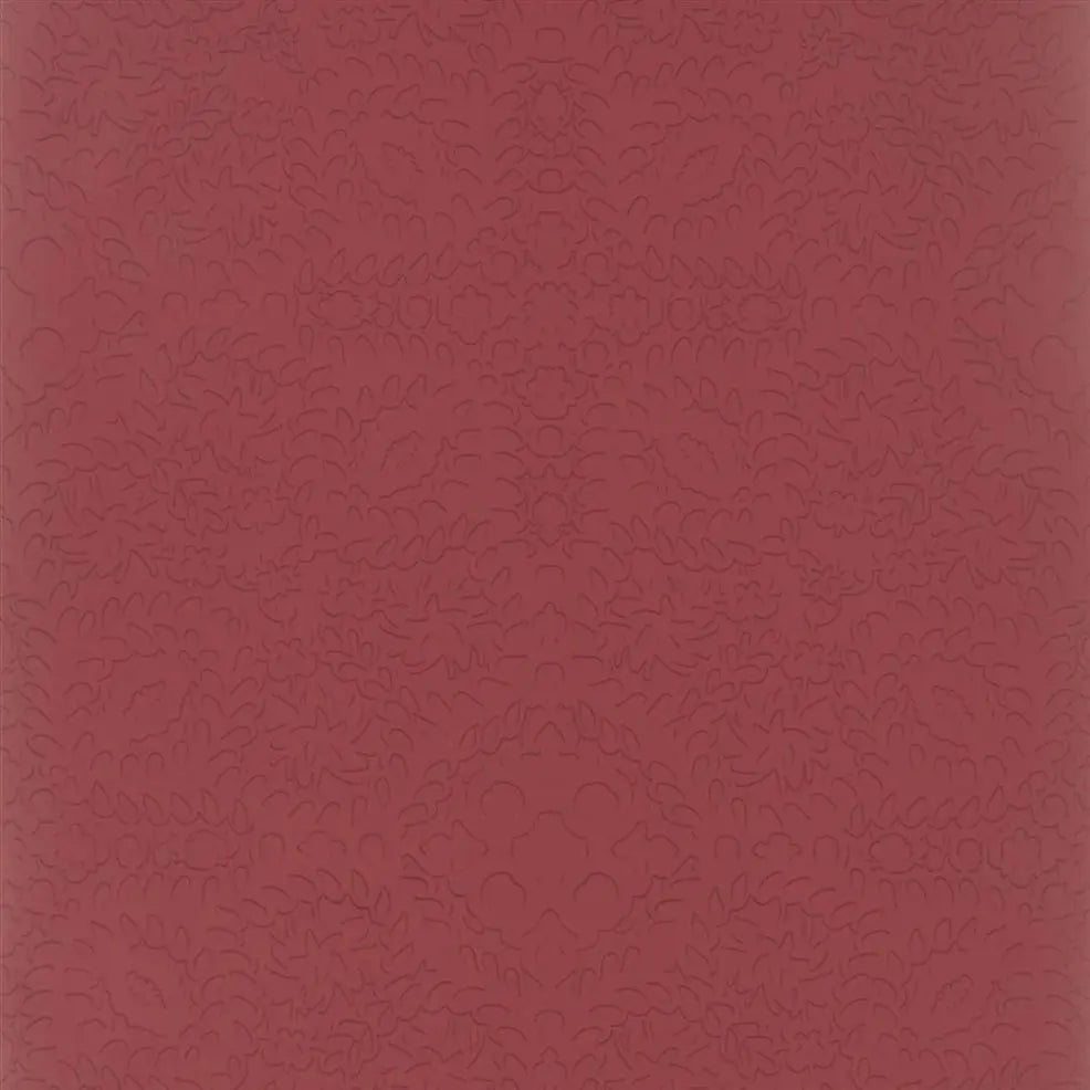 Boutis Tone on Tone 08 Garnet Red Wallpaper | Christian Lacroix Europe