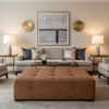 Marigot - Rural Upholstered Ottoman | Architectural Fabrics