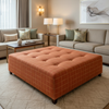 West End - Tart Upholstered Ottoman | Architectural Fabrics
