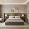 Linen Island - Shamrock Upholstered Headboard | Architectural Fabrics
