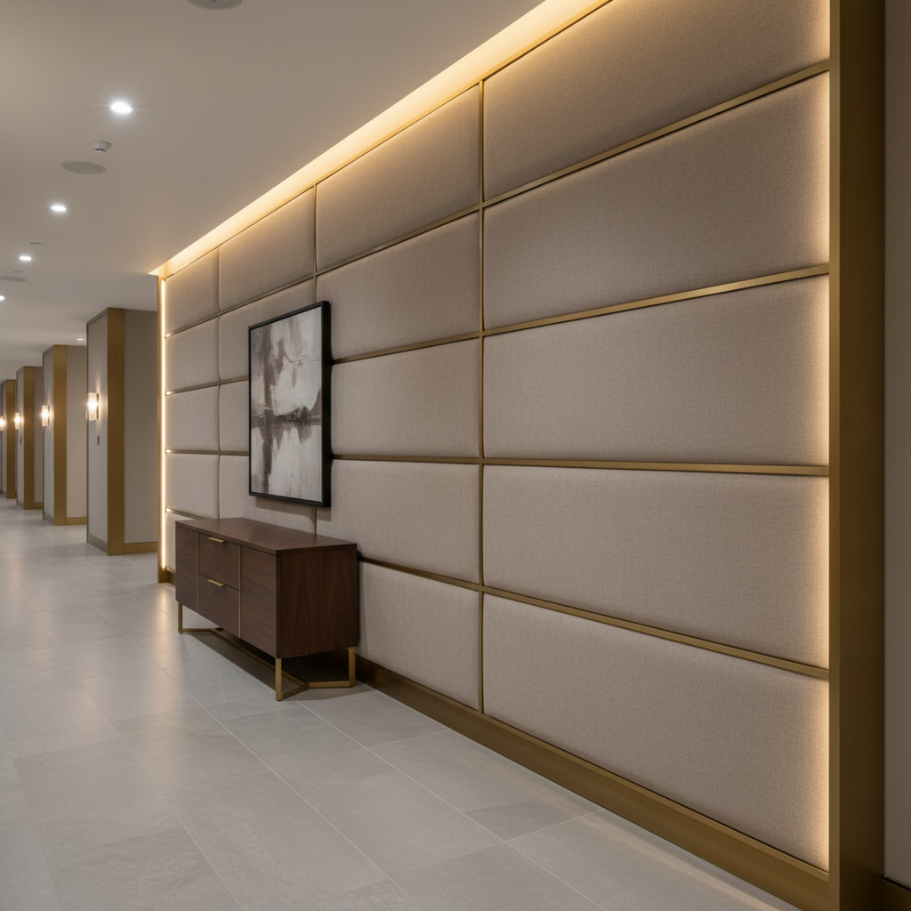 Quintana Bay - Shell Upholstered Wall Panel | Architectural Fabrics