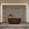 Soper Hole - Silver Frost Upholstered Wall Panel | Architectural Fabrics