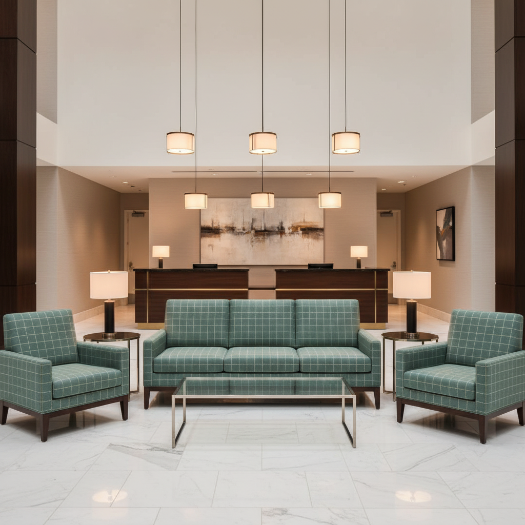 West End - Tidepool Upholstered Sofa | Architectural Fabrics