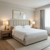 Woven Basketweave Texture Natural Straw Upholstered Headboard | Architectural Fabrics